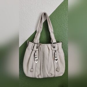 Makowsky Elegant Cream Handbag